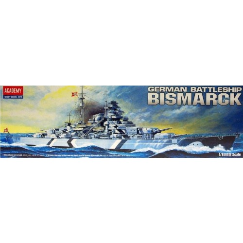 GERMAN BATTLESHIP BISMARCK 1/800