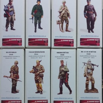 3 FIGURAS 1/35 IMPRESAS EN RESINA A ELECCIÓN
