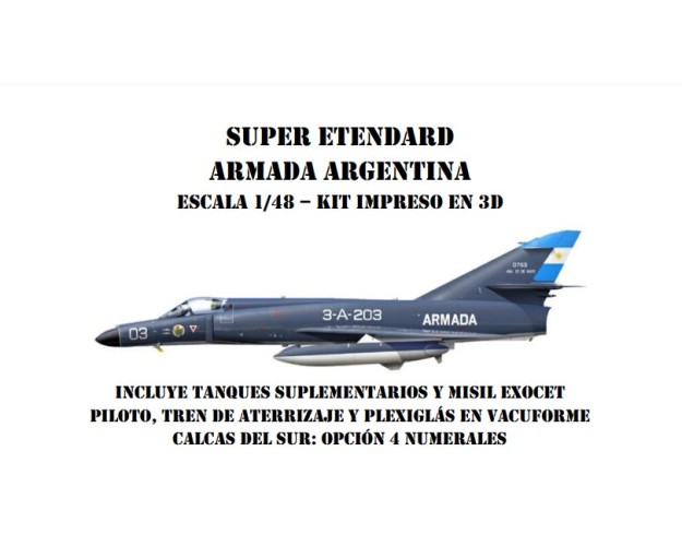 SUPER ETENDARD 1/48 3D