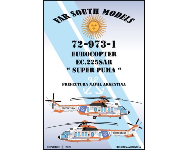 EUROCOPTER EC.225 SAR "SUPER PUMA" - PREFECTURA NAVAL ARGENTINA - 1/72