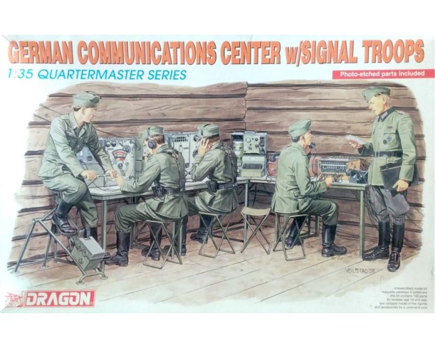 GERMAN COMMUNICATIONS CENTER W/SIGNAL TROOPS