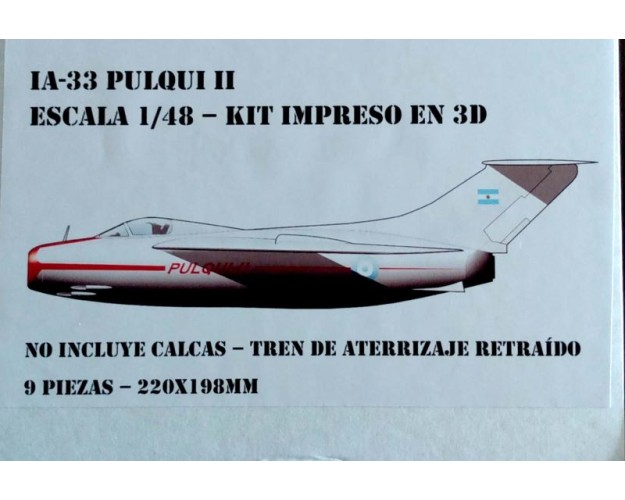 IA-33 PULQUI 2 - 1/48 -3D