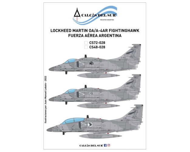 MCDONNELL DOUGLAS OA/A-4AR FIGHTINGHAWK EN LA F.A.A. 1/48