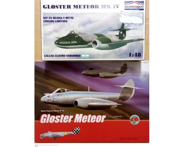 GLOSTER METEOR MK IV 1/48 RESINA + MONOGRAFÍA