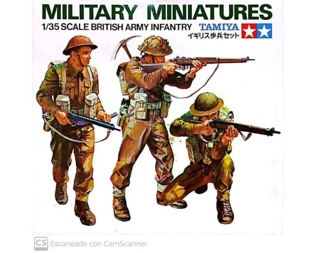 British Army Infantry - 3 figuras