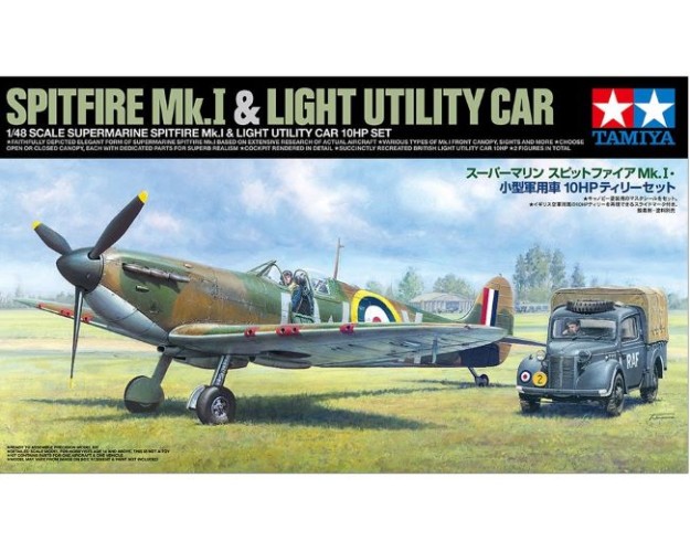 1/48 Spitfire Mk.I & Tilly 10HP