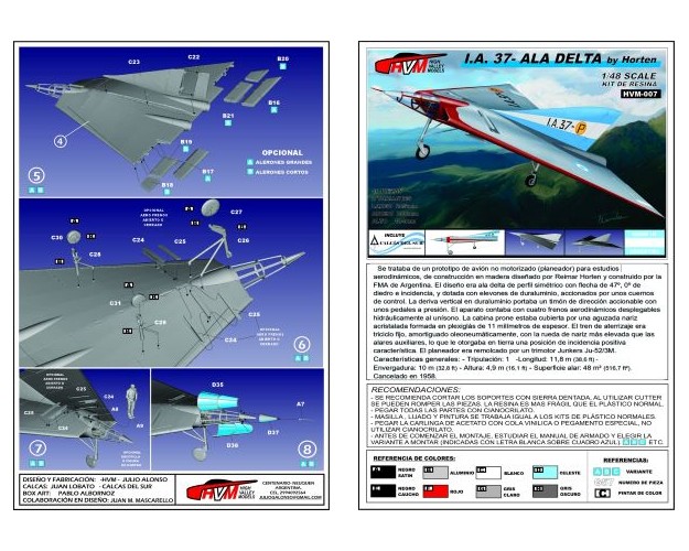 I.A.37 - ALA DELTA by HORTEN - 1/72