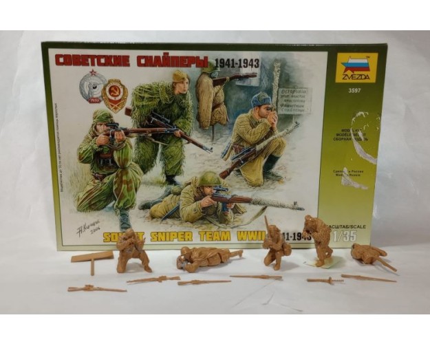 FIGURAS SEMIARMADAS - SOVIET SNIPER TEAM WWII 1941-1943