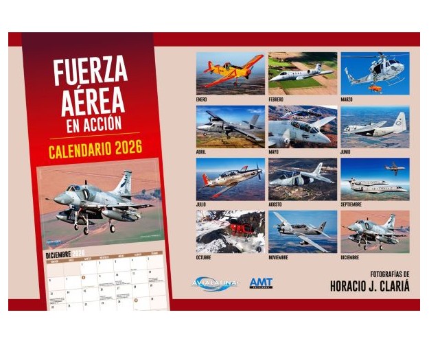 CALENDARIO 2026 "FUERZA AÉREA EN ACCIÓN"