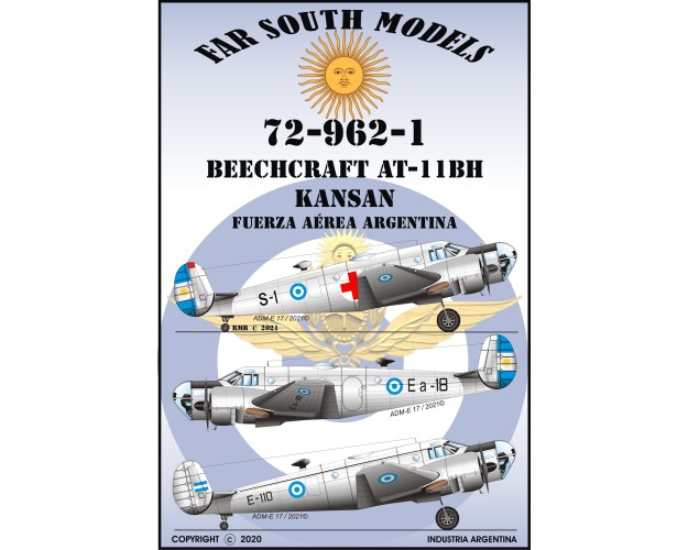 BEECHCRAFT AT-11BH KANSAN - FUERZA AÉREA ARGENTINA