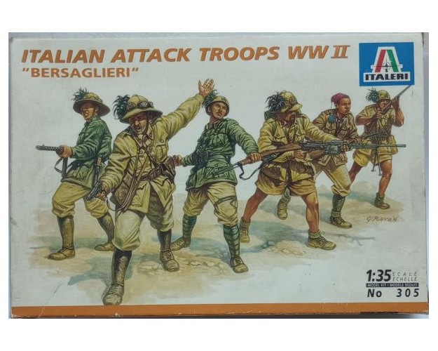 ITALIAN ATTACK TROOPS WWII "BERSAGLIERI"