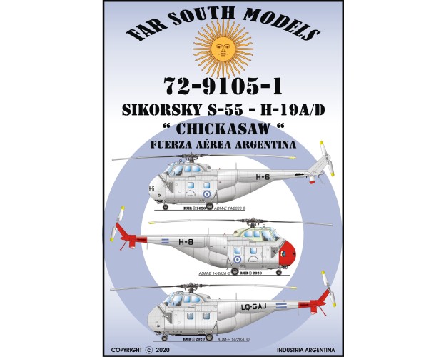 SIKORSKY S-55 - H-19D CHICKASAW - F.A.A.