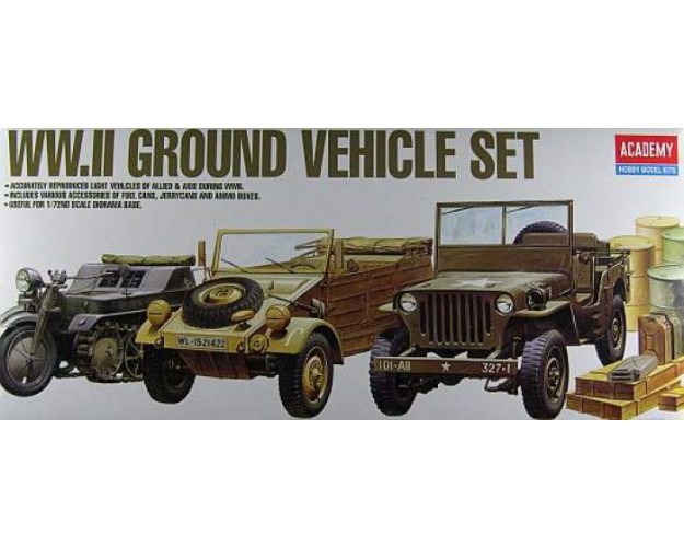 WW.II GROUND VEHICLE SET