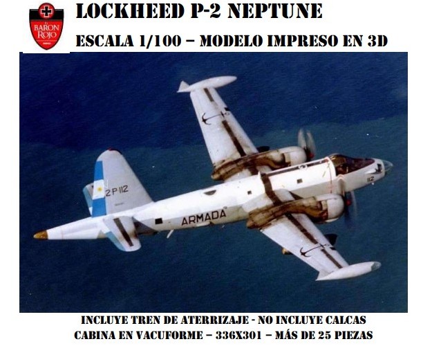 LOCKHEED P-2 NEPTUNE 1/100 3D