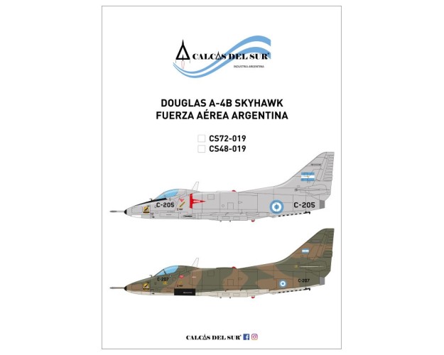 MCDONNELL DOUGLAS A-4B FAA - CALCAS 1/48