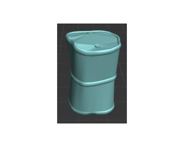 Tambor de 200 litros dañado (x1)