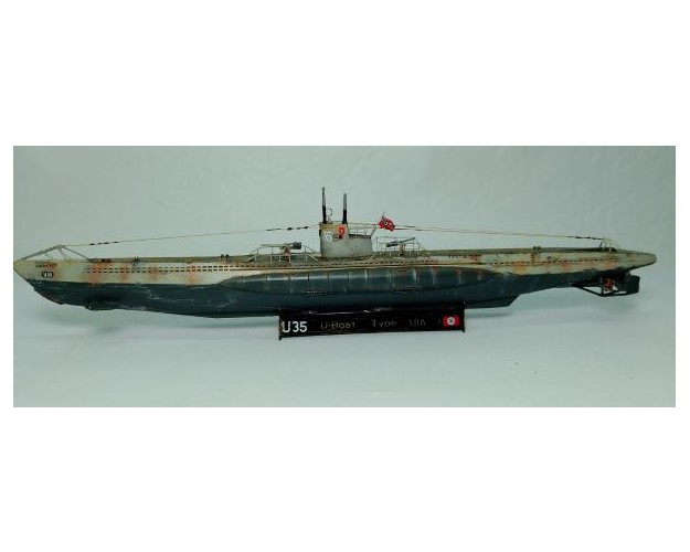 SUBMARINO ALEMÁN TIPO VIIA "U35" (ARMADO) - 1/350