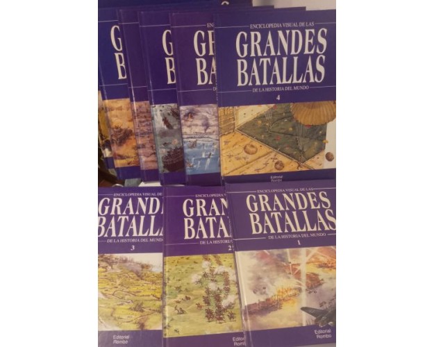 ENCICLOPEDIA VISUAL DE LAS GRANDES BATALLAS DE LA HISTORIA DEL MUNDO - 15 TOMOS