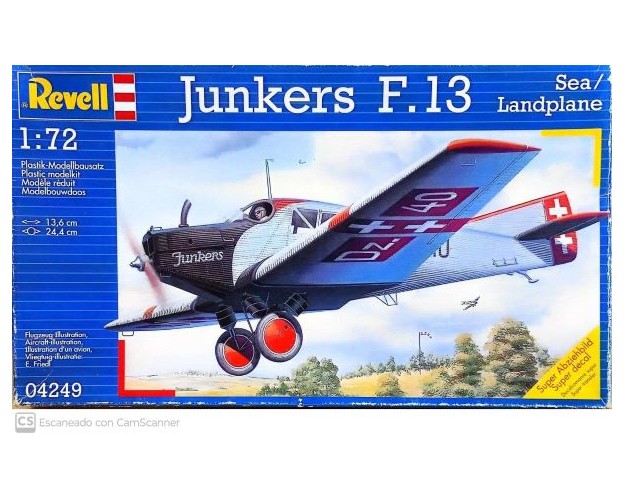 JUNKERS F.13 Sea/Landplane C/calcas Argentinas agregadas