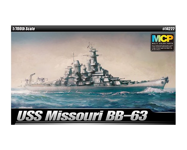 U.S.S. MISSOURI BB-63 1/700