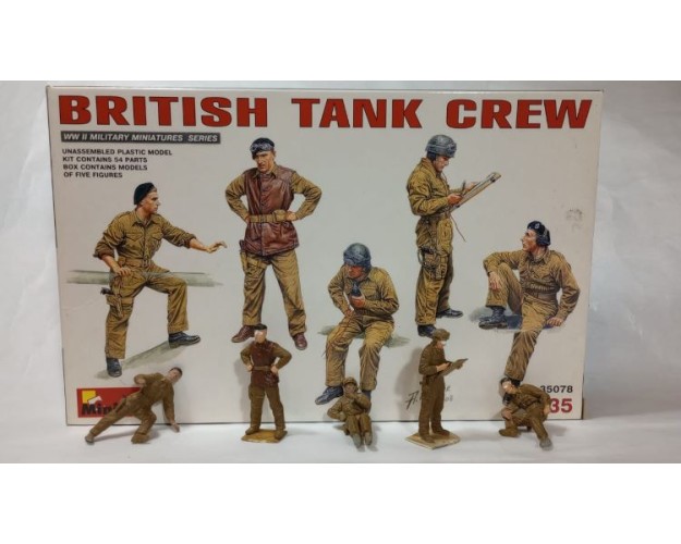 FIGURAS SEMIARMADAS - BRITISH TANK CREW.