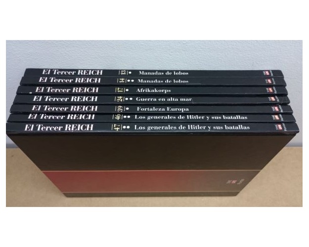 LOTE DE 7 TOMOS COLECCIÓN "EL TERCER REICH"