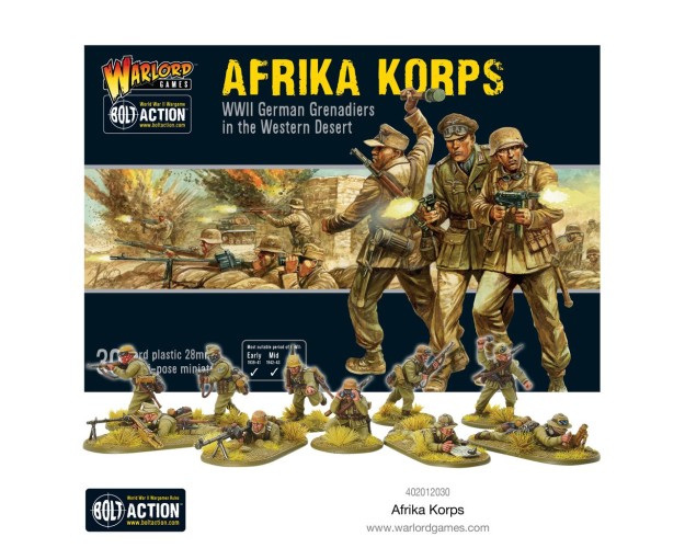AFRIKAKORPS - WWII GERMAN GRENADIERS IN THE WESTERN DESERT