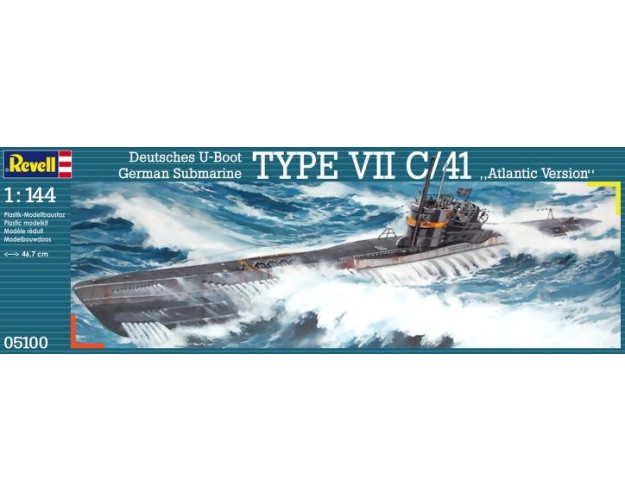 GERMAN SUBMARINE TYPE VII C/41 "ATLANTIC VERSION"