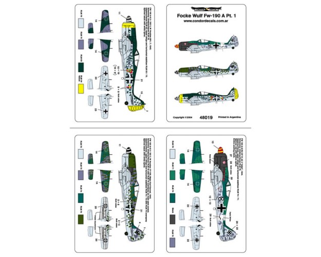 FOCKE WULF FW-190 A PT.1