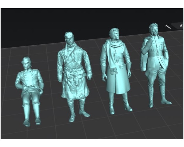 Pilotos Primera Guerra Mundial - Set 1 - 1/32