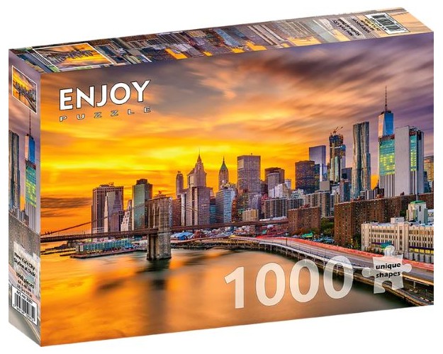 New York City Skyline at Dusk