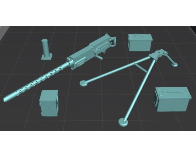 Ametr. Browning M2 cañon refrigerado (Op.2)(x6)