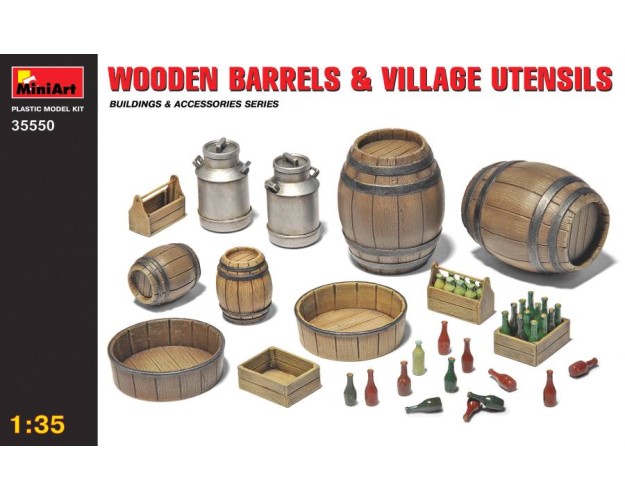 "Wooden Barrels & Village Utensils "