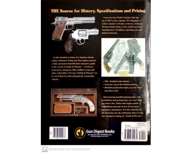 STANDARD CATALOG OF SMITH & WESSON - Over 770 models in grades of condition