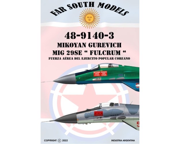 MIKOYAN GUREVICH MIG 29 FULCRUM C - FUERZA AÉREA DEL EJÉRCITO POPULAR COREANO