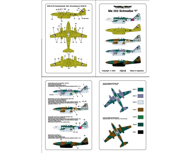 Me 262 Schwalbe “1”                      