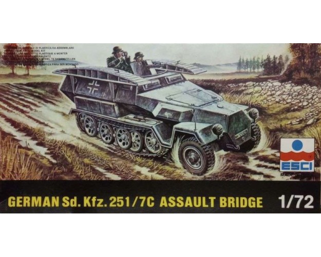 German Sd.Kfz.251/7C assault bridge