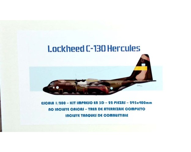 C-130 HERCULES 1/100 IMPRESO 3D