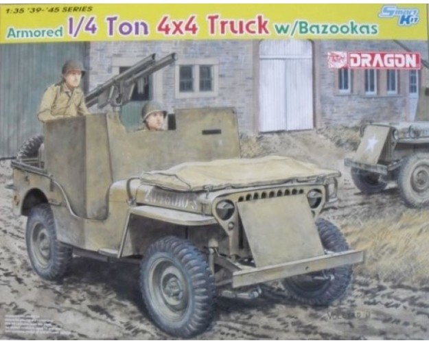 ARMORED 1/4 TON 4x4 TRUCK W/BAZOOKAS