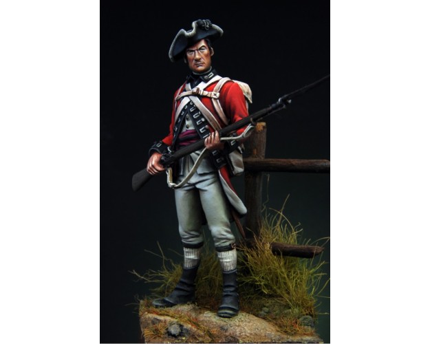 SARGENTO BRITÁNICO 64º REGIMIENTO. GUERRA DE INDEPENDENCIA AMERICANA