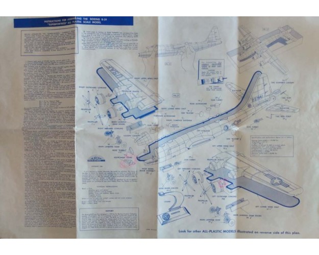 B-29 SUPERFORTALEZA 1/72 – 2 Piezas faltantes