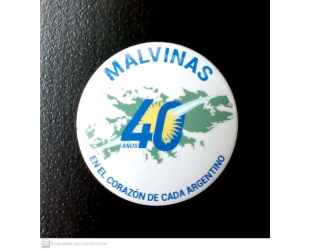 PRENDEDOR 40 AÑOS DE MALVINAS