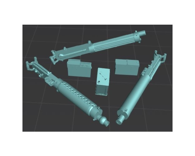 Ametralladora Vickers.303 (x6)