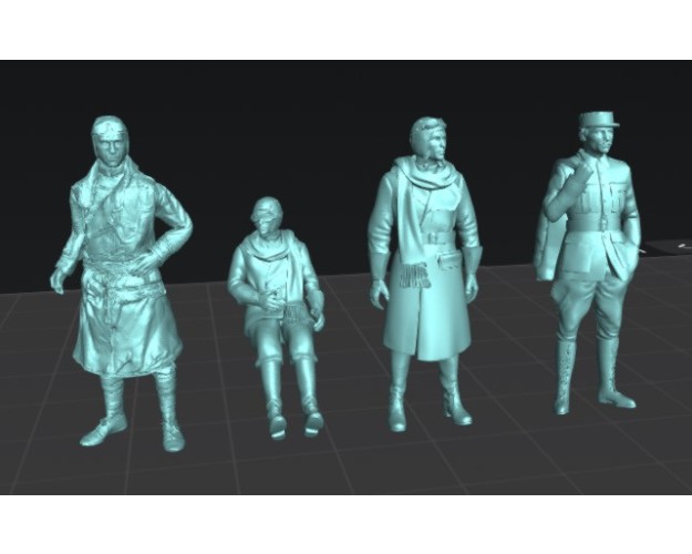 Pilotos Primera Guerra Mundial - Set 3 - 1/32