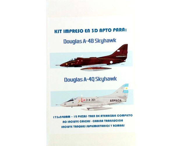 DOUGLAS A-4B/Q SKYHAWK 1/48 IMPRESO EN 3D