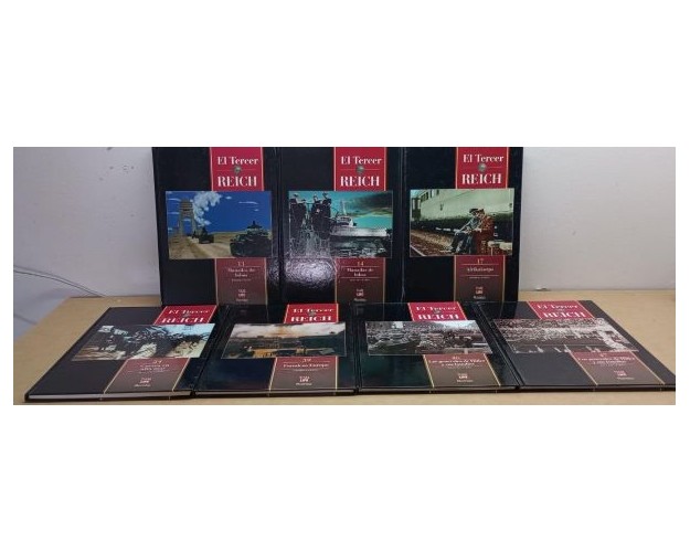 LOTE DE 7 TOMOS COLECCIÓN "EL TERCER REICH"