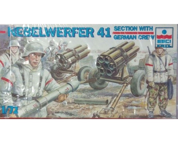 Nebelwerfer 41 with German crew