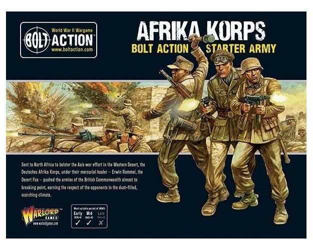 AFRIKA KORPS - BOLT ACTION STARTER ARMY