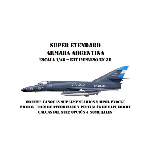 SUPER ETENDARD 1/48 3D