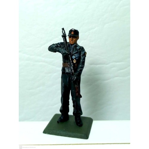 Tripulante de Panzer con MG34